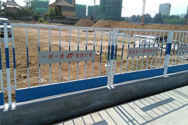 大连蓝白基坑护栏